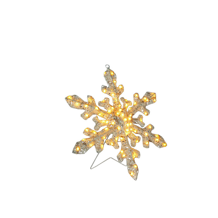 Snöflinga LED Amber 40 cm Konstsmide